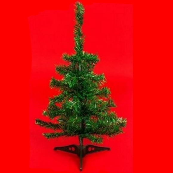 #E New Small Green Christmas Tree Table Top Holiday Decor Decoration - Picture 2 of 4